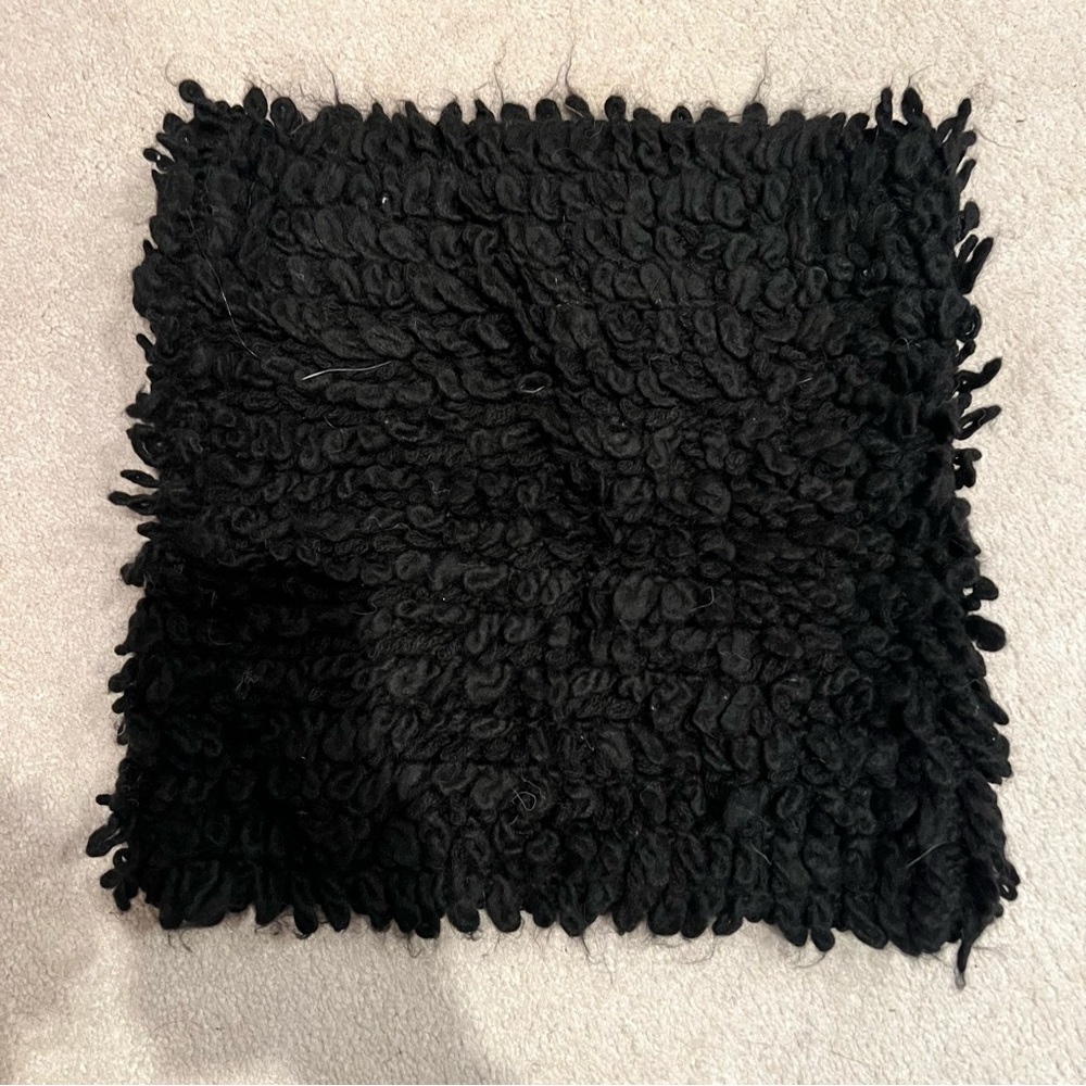 Club Monaco wool snood scarf black NWOT